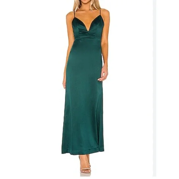 NBD | Dresses | Nbd Slip Dress Maxi Corona Gown Emerald Green Women Medium Satin Sleeveless | Poshmark NBD | Dresses | Nbd Slip Dress Maxi Corona Gown Emerald Green Women Medium Satin Sleeveless | Poshmark